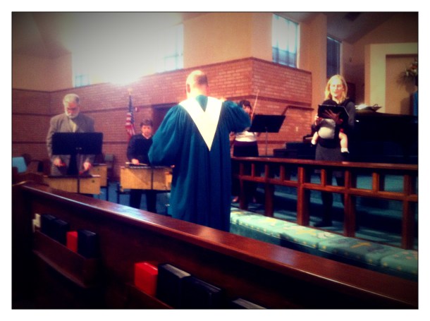 The Nitty Gritty Orff Band . . . all six on one-half of us.